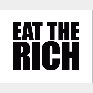 Eat The Rich, Black Posters and Art